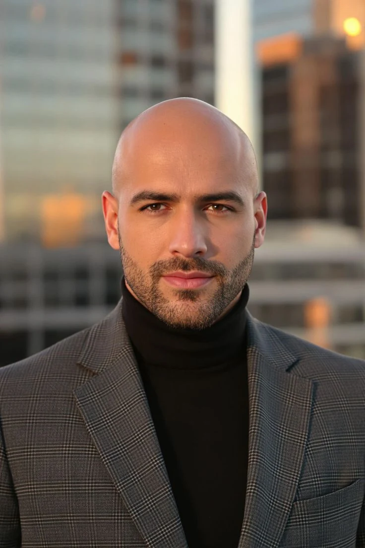 Confident Male Hair Styling