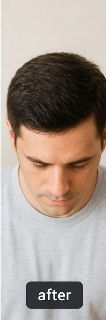 Client 01 After Hair Replacement