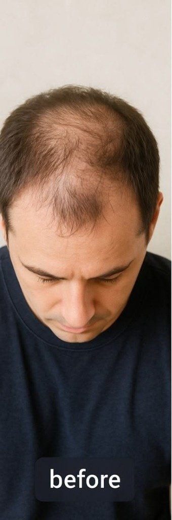 Client 07 Before Hair Fixing
